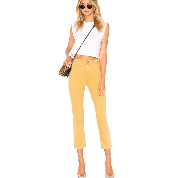 Ag Adriano Goldschmied Denim - NEW • AG Jeans • Isabelle High Rise Straight Crop